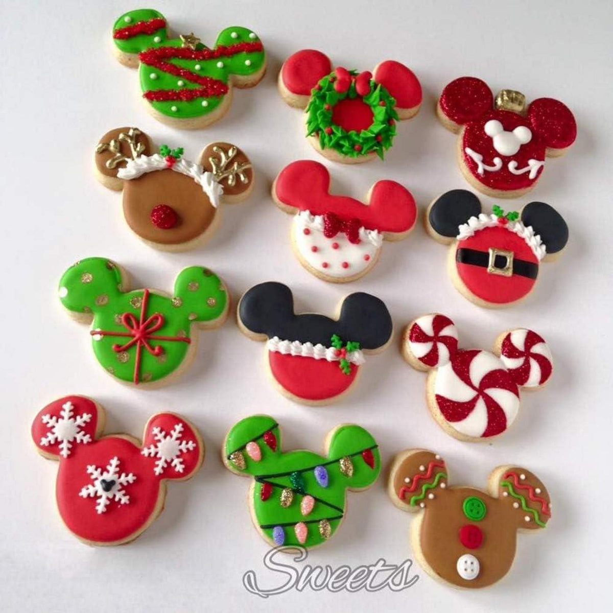 8-teiliges Ausstechformen-Set Micky Maus & Minnie Maus für Kinder