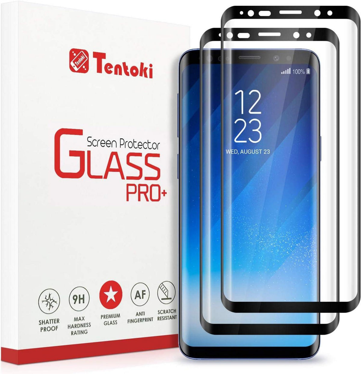 Displayschutzfolie Samsung Galaxy S8 2 Stück 9H HärteTransparent