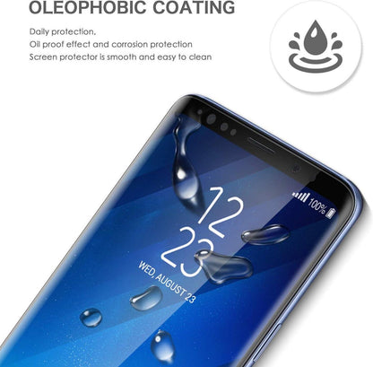 Panzerfolie Samsung Galaxy S8, 2 Stück, Displayschutz, 9H Härte, hohe Transparenz, Anti-Fingerabdruck