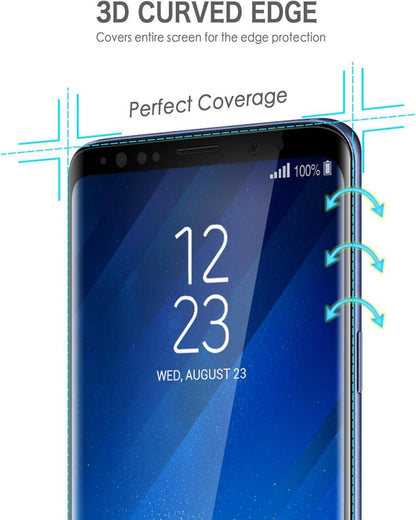 Panzerfolie Samsung Galaxy S8 Schutzfolie Displayschutz 9H 2