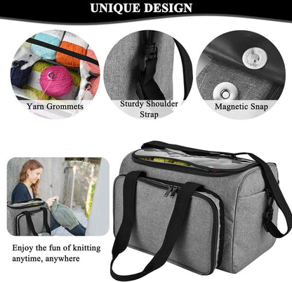Coopay Häkeltasche | Tragbare Garn-Aufbewahrung