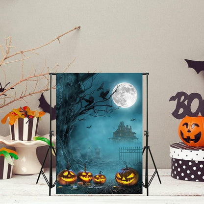 JOYIN Halloween Hintergrund Studio Requisiten 1,5x2,1m Themenpartys Fotografie Halloween Deko