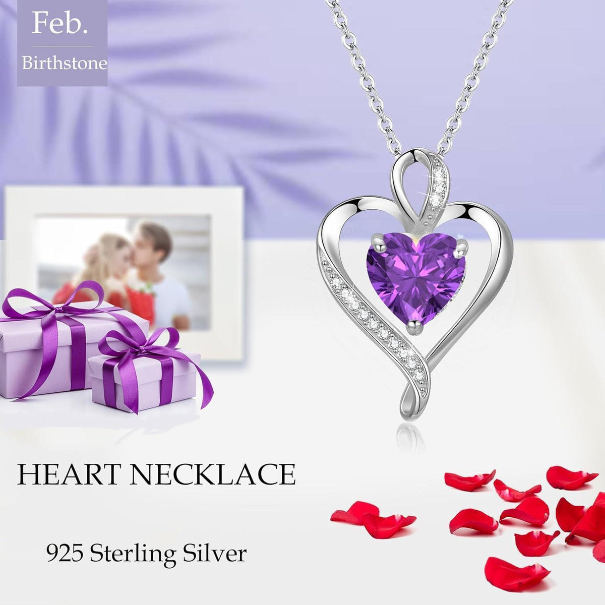 Silber Herz Halskette Damen 925 Sterling Silber Geschenk