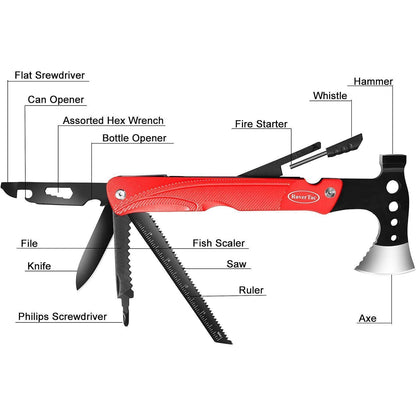 Camping Multitool Beil Geschenke für Männer 14 in 1 Axt