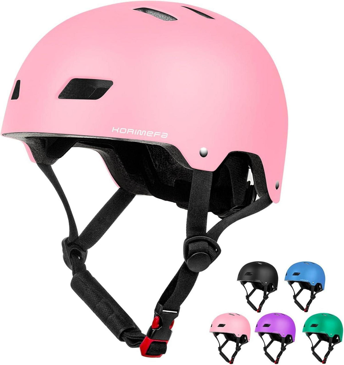 CE-zertifizierter Kinder-Fahrradhelm, Pink, für 3-14 Jahre