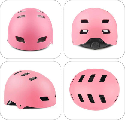 CE-zertifizierter Kinder-Fahrradhelm, Pink, für 3-14 Jahre