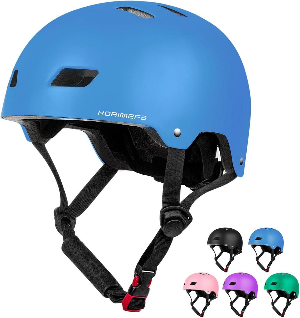 Kinder Fahrradhelm CE-Zertifizierung für Fahrrad Skateboard Blau S