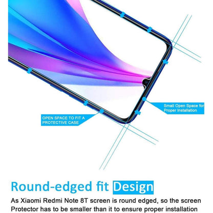 2er Pack Panzer Schutz Glas für Xiaomi Redmi Note 8T 9H