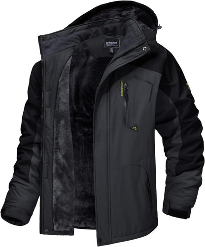 Winter Skijacke Herren Fleece Gefüttert Outdoor Softshelljacke