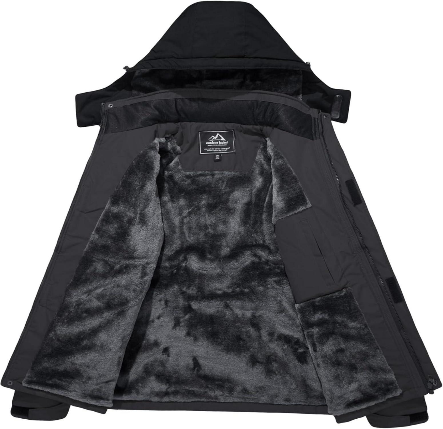 Herren Winter Skijacke Fleece Gefüttert Softshelljacke