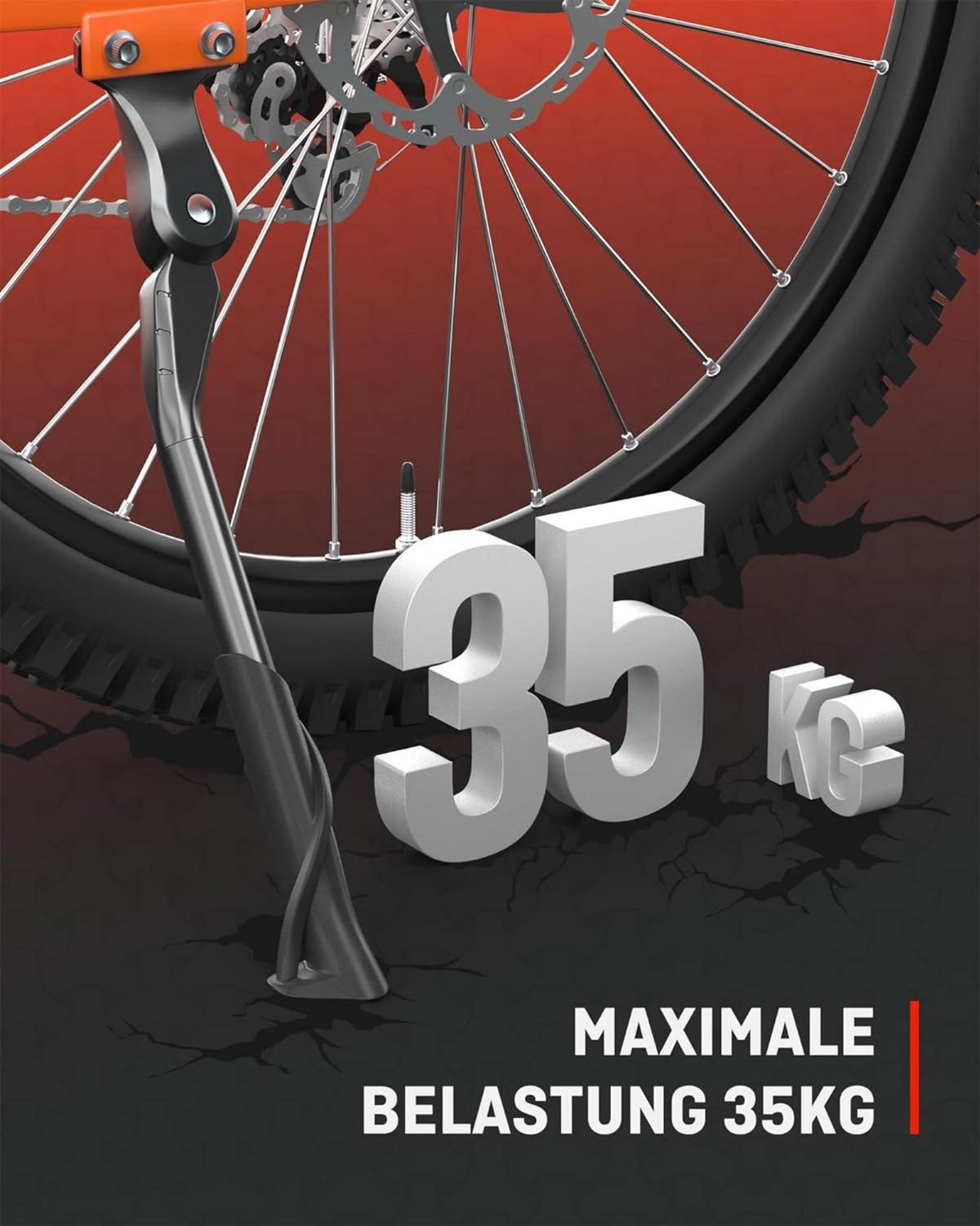 Fahrradständer 24-29 Zoll - E-Bike MTB Ständer Aluminiumlegierung