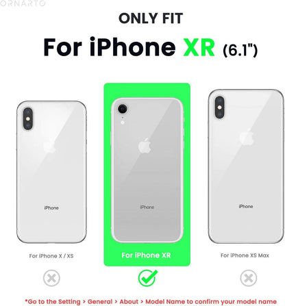 ORNARTO iPhone XR Silikon Case - Ultra Dünn, Flüssig Silikon