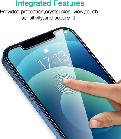 Schutzfolie 4er Set iPhone 12 Pro Panzerfolie Transparent 9H DisplayschutzfolieLK