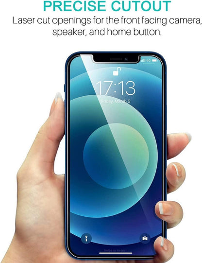 4x Schutzfolie iPhone 12/12 Pro, 9H Panzerfolie Displayschutz