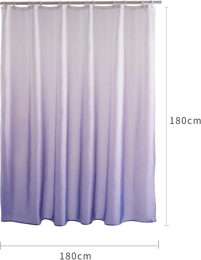 Duschvorhang 180x180cm Anti-Schimmel Wasserdicht Textil