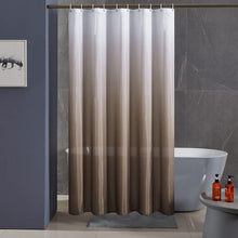 Duschvorhang Anti-schimmel Wasserfest 180x180cm Textil Weiß Taupe