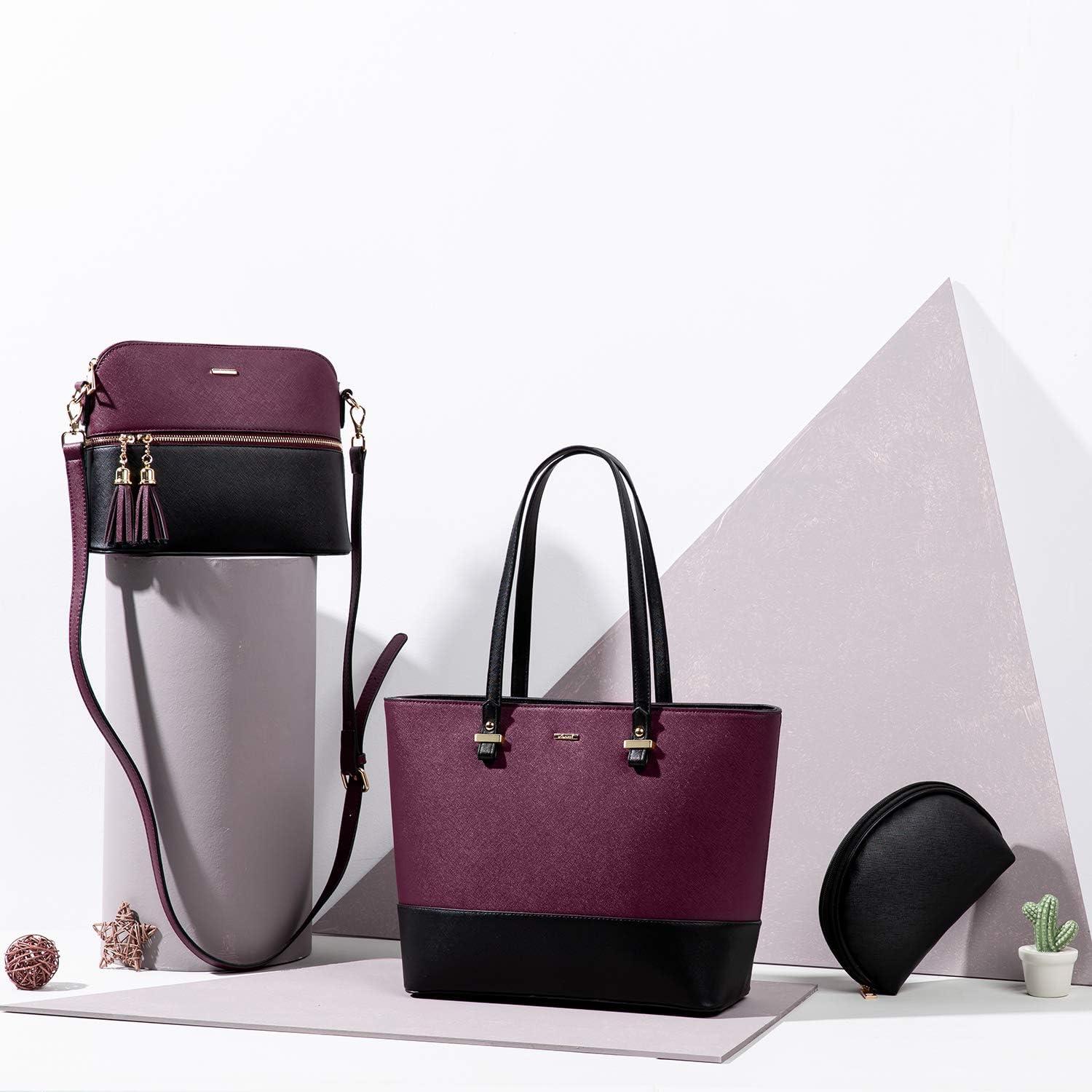 Damentasche 3-teiliges Set Schultertasche Shopper Henkeltasche