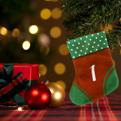 Kesote Adventskalender zum Befüllen 24 Aufhängen