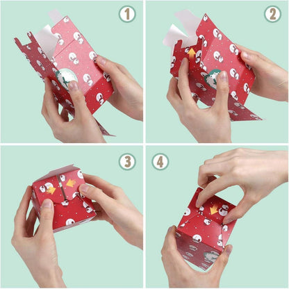 Adventskalender zum Befüllen Schachteln 24 Boxen Weihnachten
