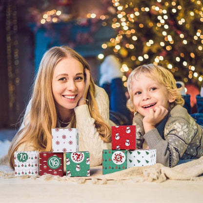 Adventskalender zum Befüllen Schachteln 24 Boxen Weihnachten