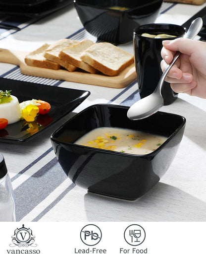Tafelservice Steinzeug 32-teilig Geschirrset für 8 Personen