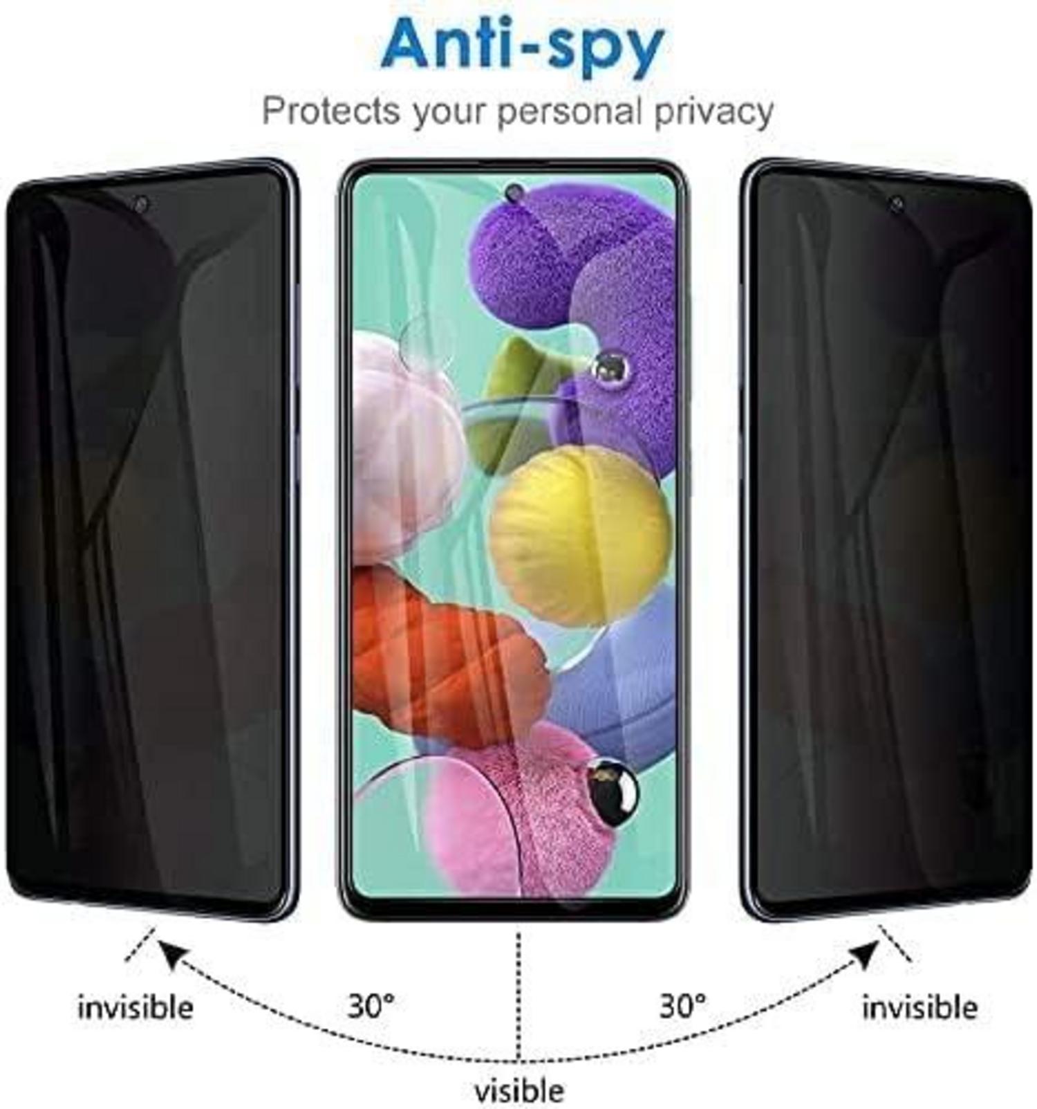 Panzerglasfolie für Samsung Galaxy A51 | Sichtschutz