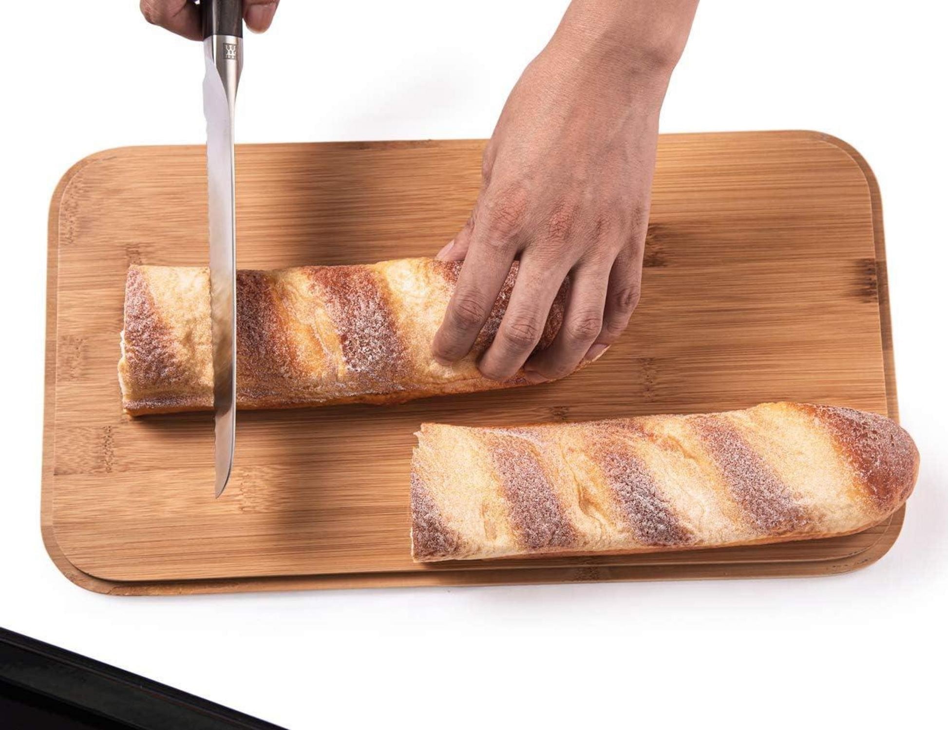 Brotkasten Bambus Metall Schwarz 30cm Aufbewahrung Frischhaltung