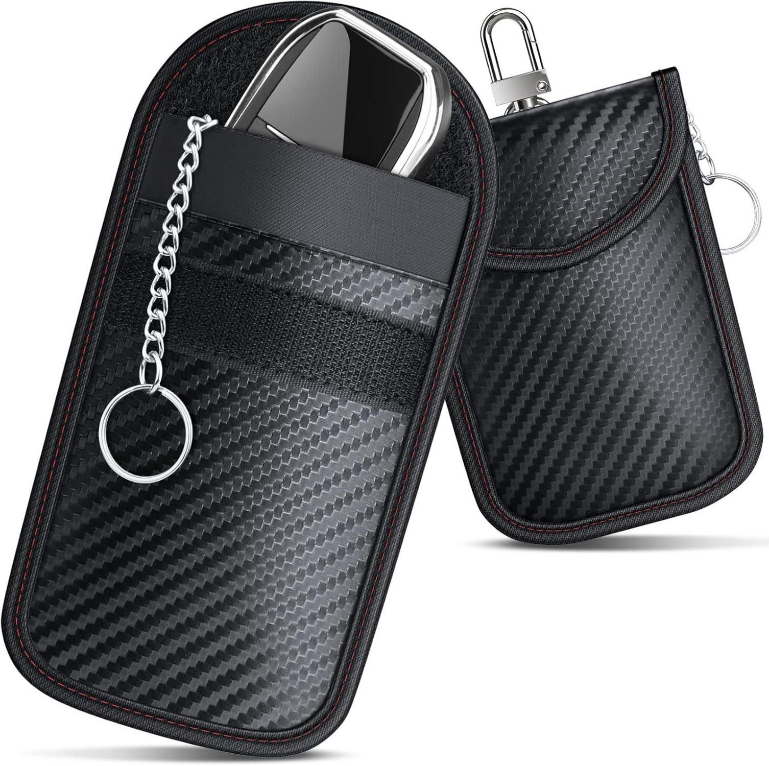 Keyless Go Schutz Autoschlüssel, Faraday Taschen Kohlefaser