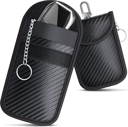 Keyless Go Schutz Autoschlüssel, Faraday Taschen Kohlefaser