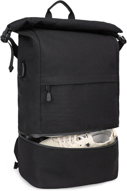 Sportrucksack mit Schuhfach USB-Ladeanschluss 15,6-Zoll-Laptop