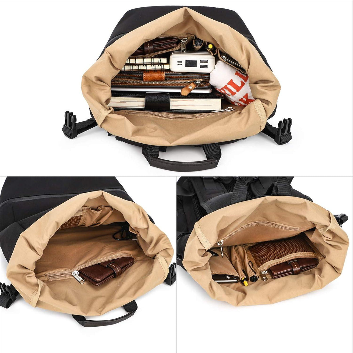 Wasserabweisender Sportrucksack mit Schuhfach USB-Ladeanschluss