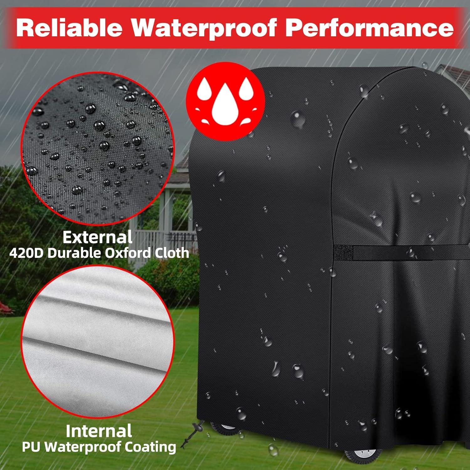 Grillabdeckung Wetterfest 420D Oxford-Stoff Gasgrill Wasserdicht 71 x