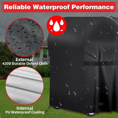 Grillabdeckung Wetterfest 420D Oxford-Stoff Gasgrill Wasserdicht 71 x