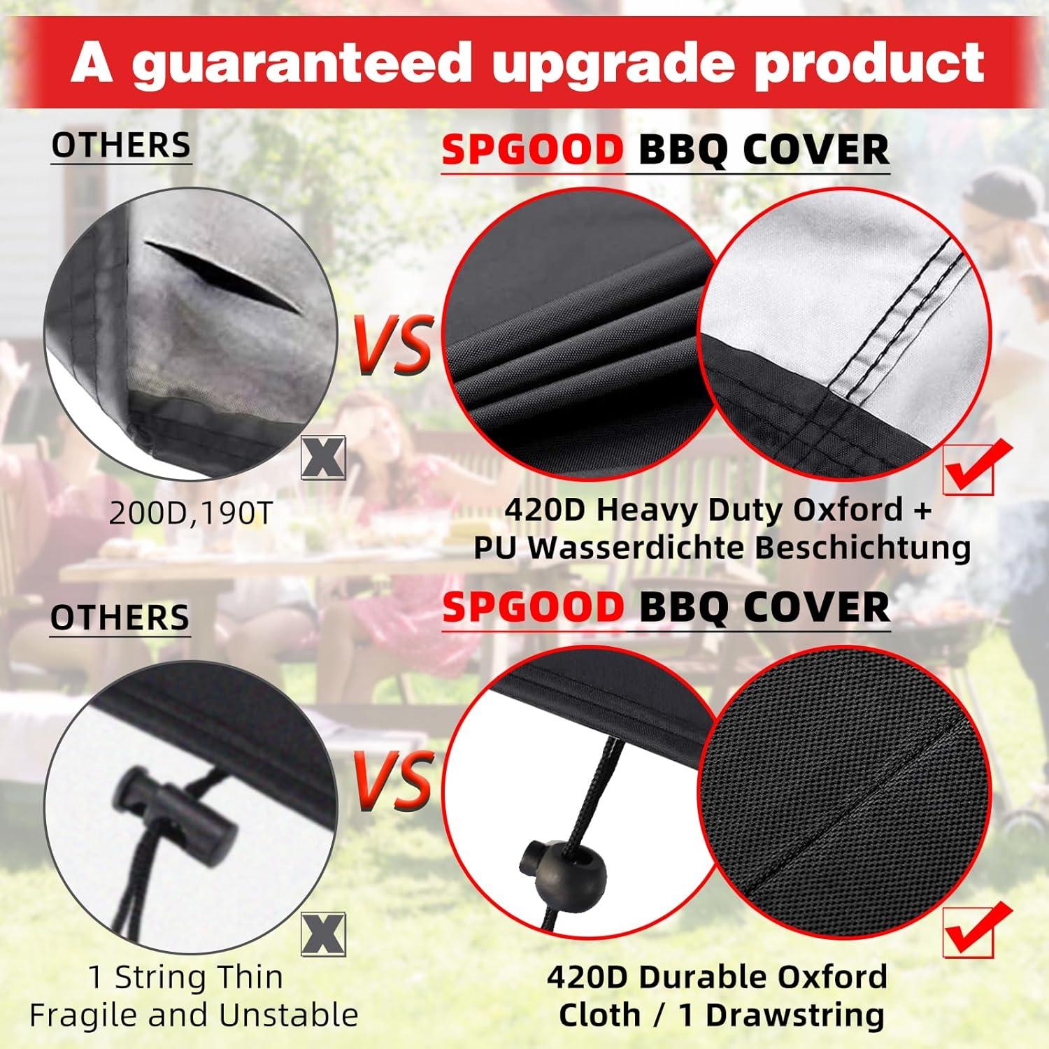 Grillabdeckung 420D Oxford-Stoff Wasserdicht Staubdicht BBQ Cover