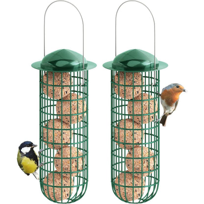 Metall Meisenknödelhalter für Wildvögel zum Aufhängen 26cm