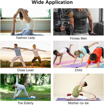 Yoga-Block-Set hochdichte EVA-Schaum-Blöcke rutschfest Yoga-Gurt Grau