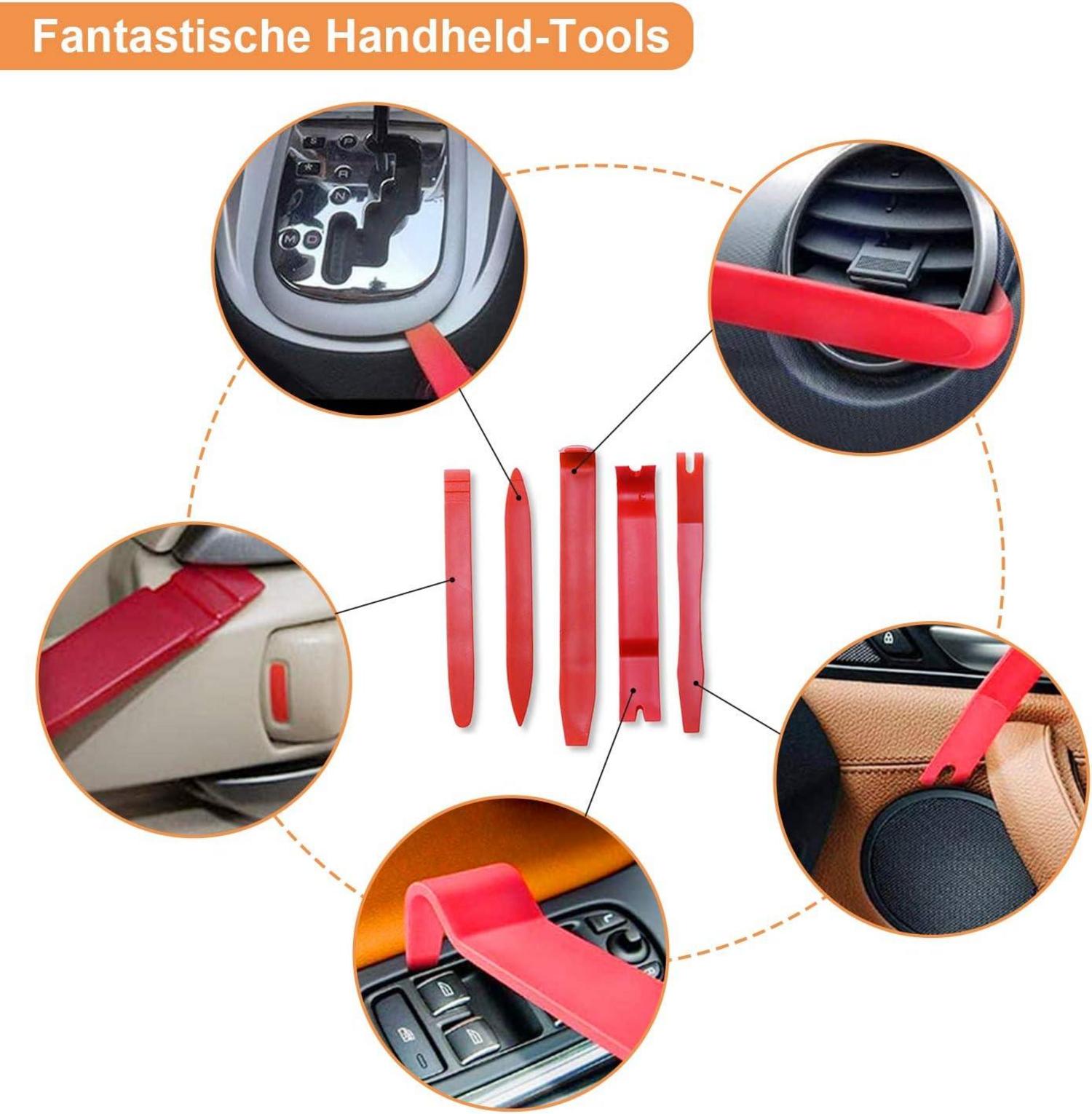 Kfz Werkzeug Set 716-teilig Auto Clips Türverkleidung Stoßstangen