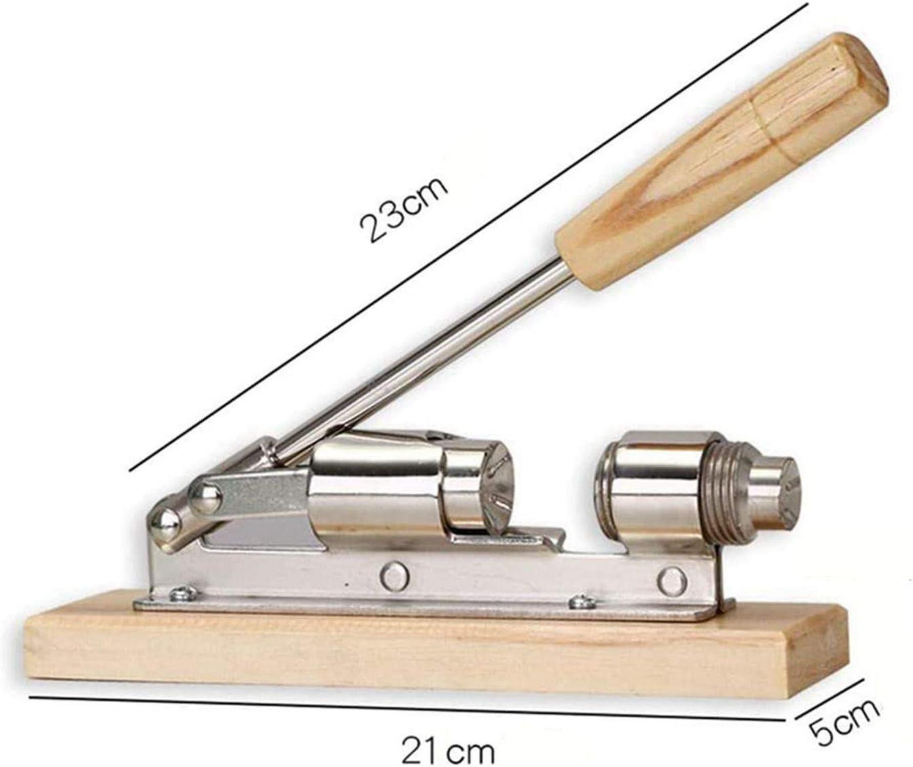 Hochleistungs-Nussknacker für Nüsse, Walnuss-Zange mit Holzbasis
