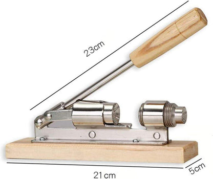 Hochleistungs-Nussknacker für Nüsse, Walnuss-Zange mit Holzbasis