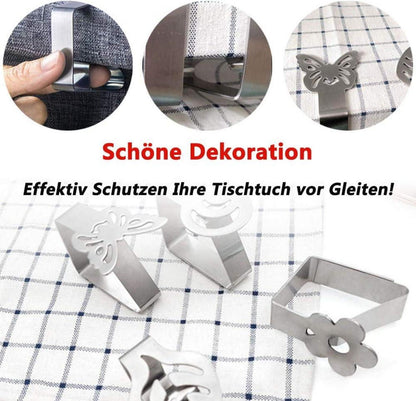 Schmetterling-Motive Tischtuchklammern - 8