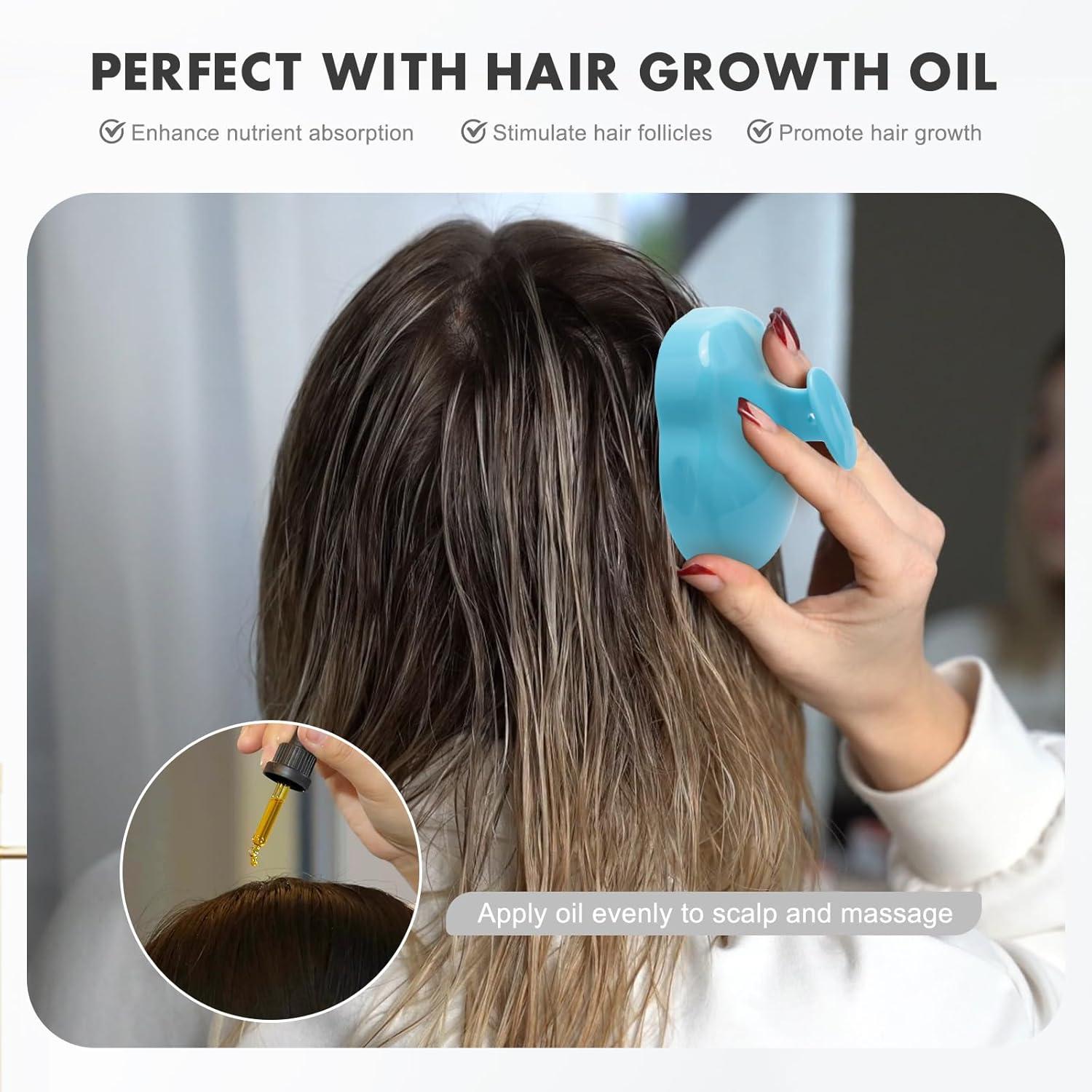 Kopfhaut Massagebürste Shampoo Haarbürste Peeling Kopfmassage