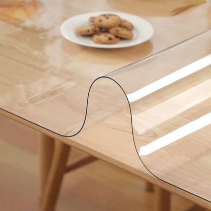 Transparente Tischdecke PVC 180x100 cm - Tischfolie 2mm Schutz