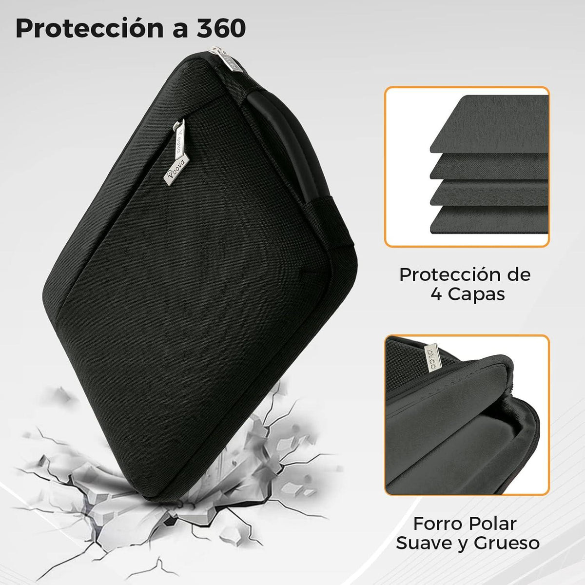 Voova Laptop Hülle 13 Zoll Laptoptasche iPad Pro MacBook Air M1 2020