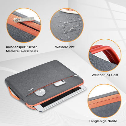 Voova Laptop Hülle 11.6-13.3 Zoll Laptoptasche iPad MacBook Air Pro M1 M2 2020 2022 Dunkelgrau