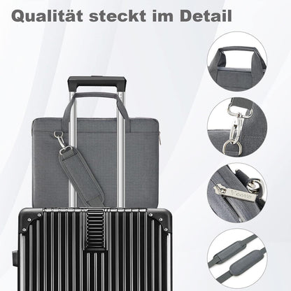 Voova Laptoptasche 17-17,3 Zoll Wasserdicht Stoßfest