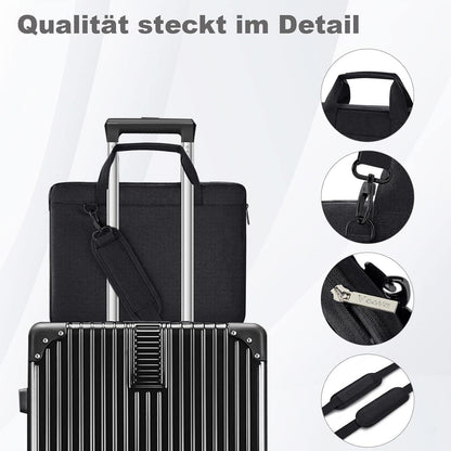 Voova Laptoptasche 17-17,3 Zoll Wasserdicht 360°Schutz