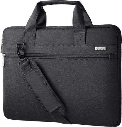 Schwarze Voova Laptoptasche 17,3 Zoll Wasserdichter 360° Schutz