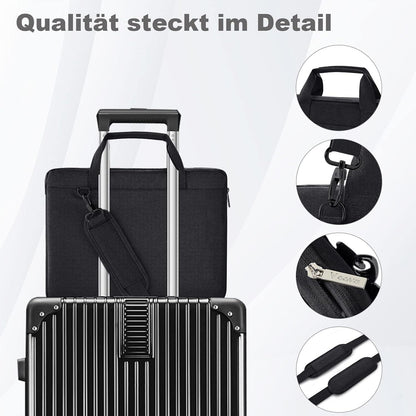 Laptoptasche 17-17,3 Zoll 360°Schutz Wasserdicht Stoßfest