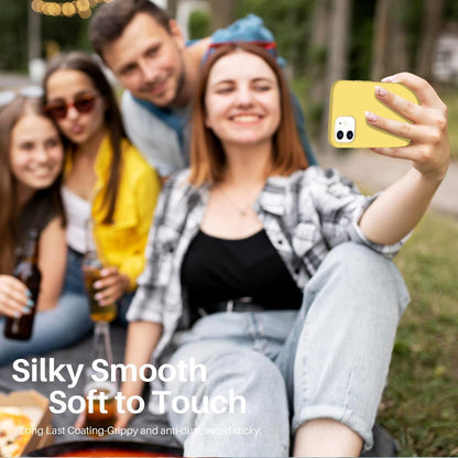 iPhone 12 Mini 5,4 Silikon Case Hülle - Flüssiges Silikon Schutzhülle