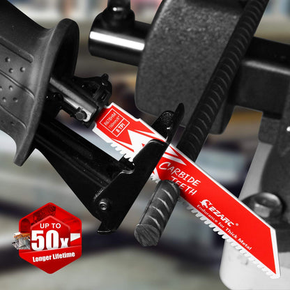 EZARC Säbelsägeblatt Hartmetall Karbid 150mm 8 TPI 3 tlg